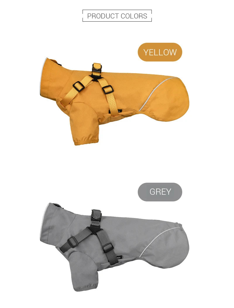 Reflective Waterproof Dog Raincoat NZ | Outdoor Spring Hoodie for Small & Medium Dogs – Rain Protection & Safety