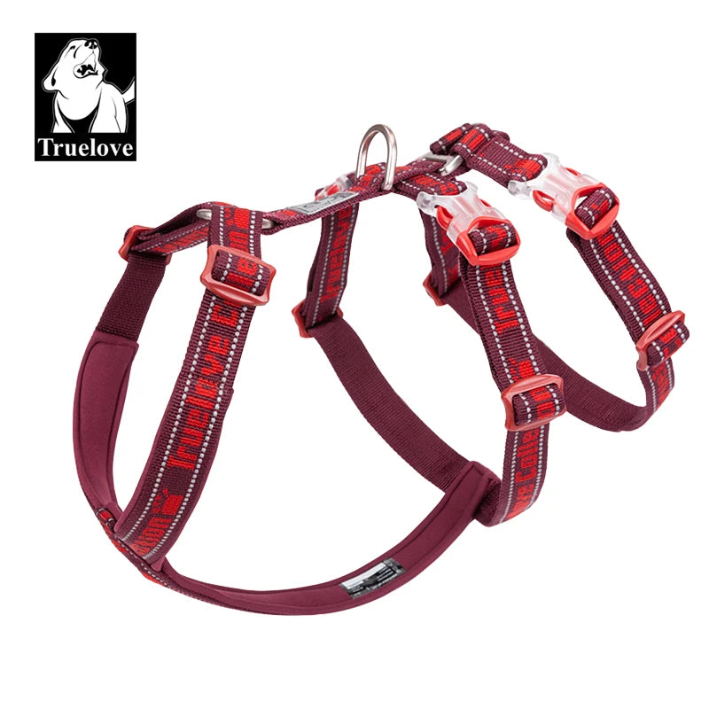 Truelove Nylon Reflective Dog Harness TLH6571 NZ | Durable SBR Buckle & Leash Compatible – PawNest