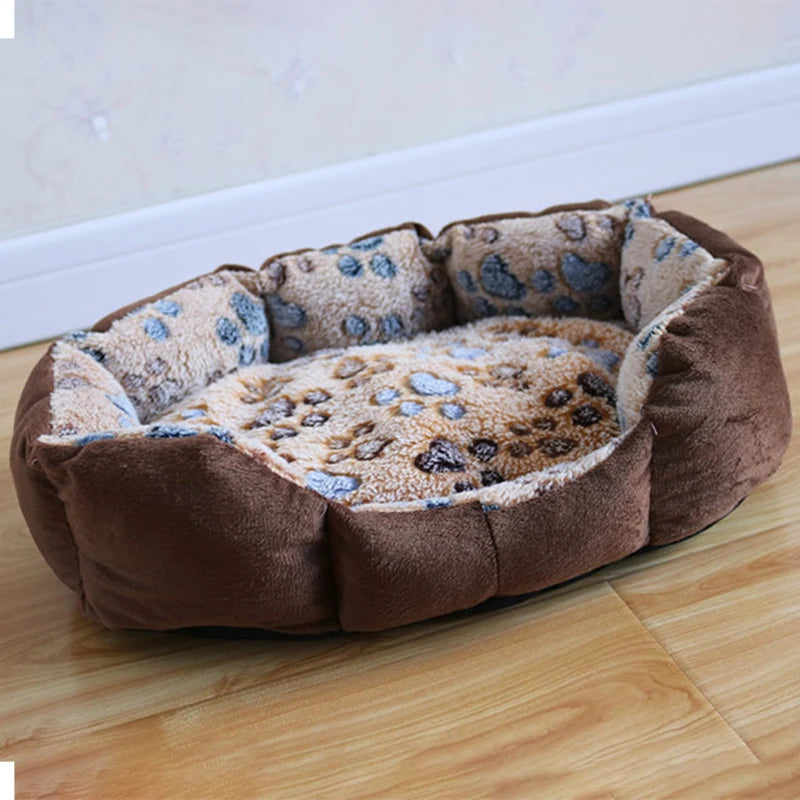 Soft Plush Dog Bed Mat NZ | Warm Sofa Kennel Basket for Small Dogs & Cats – PawNest