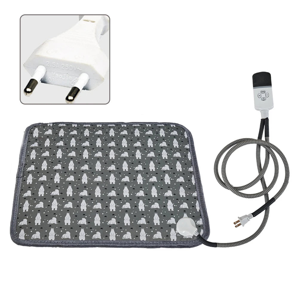 220V Electric Pet Heating Pad NZ | Washable Winter Warmer for Dogs & Cats – PawNest
