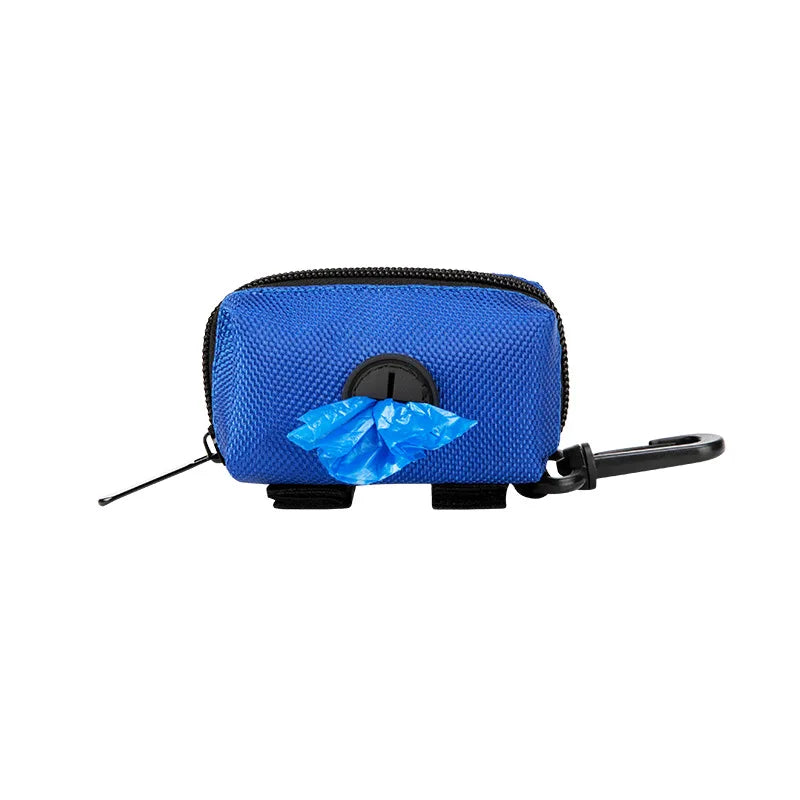 Adjustable Pet Dog Poop Bag Holder with Leash Attachment – Mini Travel Waste Bag Dispenser & Cleaning Tool