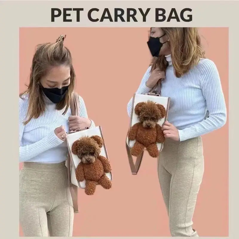 Large Capacity Pet Carrier NZ | Multifunctional Outdoor Dog & Cat Bag – Breathable Puppy & Bunny Travel Pouch