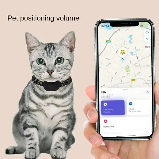 Mini Bluetooth GPS Pet Tracker NZ | Anti-Lost Collar with Movement Alerts & Global Locator for Cats & Puppies – PawNest