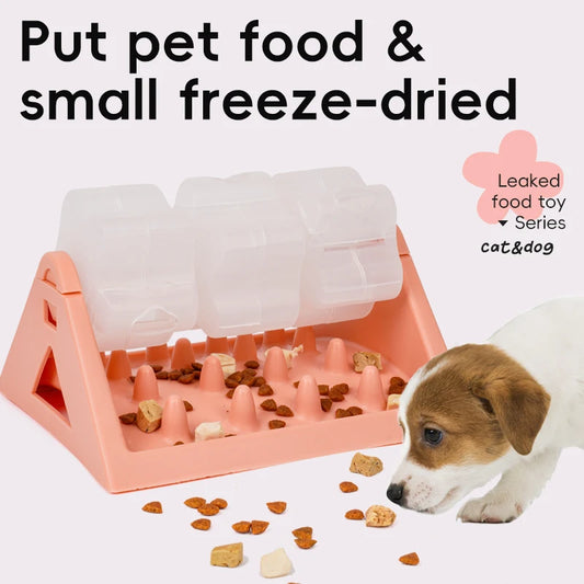 Slow Feeder Dog Puzzle Feeder NZ | Interactive Treat Dispenser & Rotating Food Toy for Dogs & Cats – PawNest