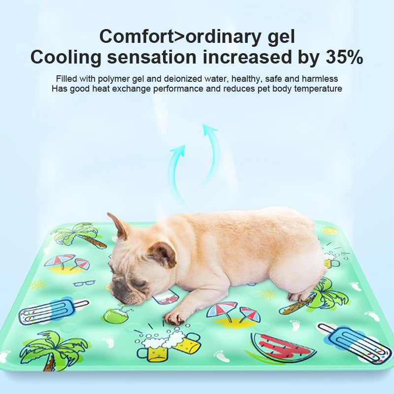 Summer Cooling Mat for Dogs & Cats NZ | Ice Pad Bed for Small & Large Pets – Soft, Durable & Breathable – PawNest