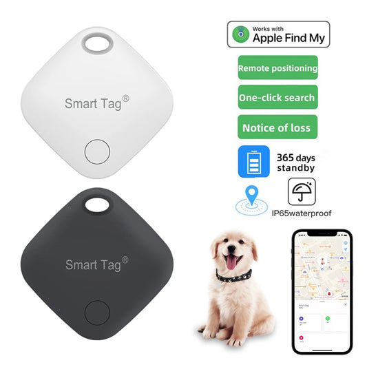 Mini Bluetooth GPS Tracker NZ | Smart Anti-Lost Finder for Pets, Kids, Wallets & Keys – Find My App Compatible – PawNest