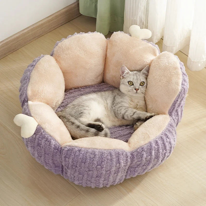 Plush Cat & Dog Beds NZ | Warm Winter Pet Houses & Mats – PawNest