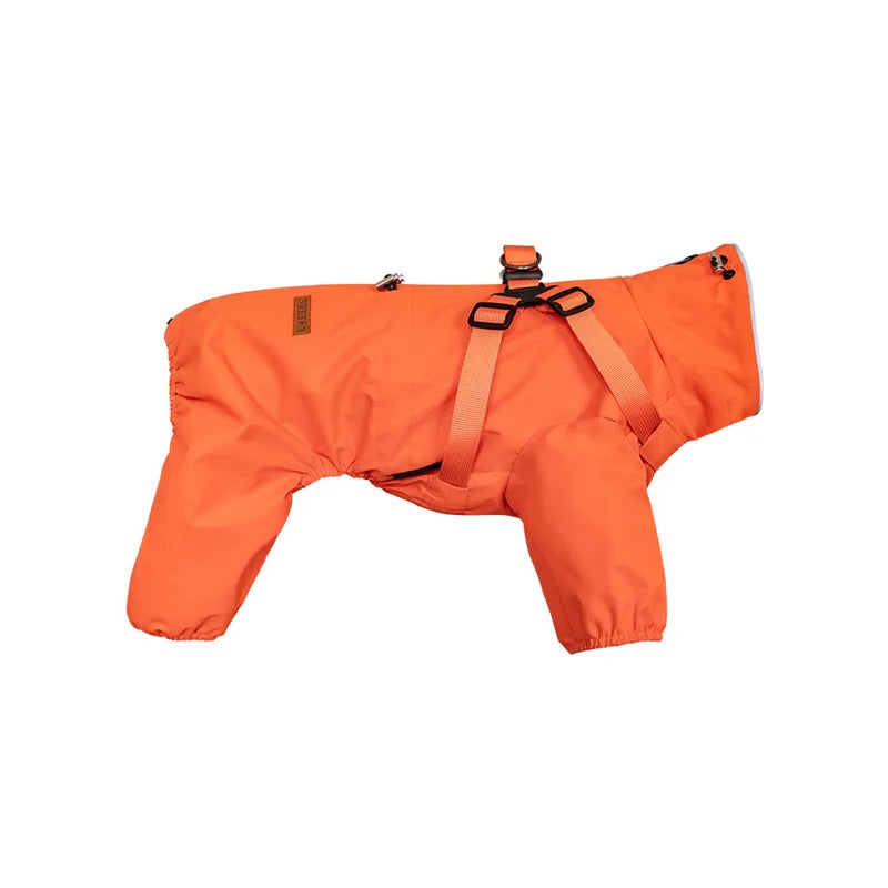Waterproof Dog Raincoat with Harness NZ | Reflective Adjustable Jumpsuit for Small & Medium Dogs – PawNest