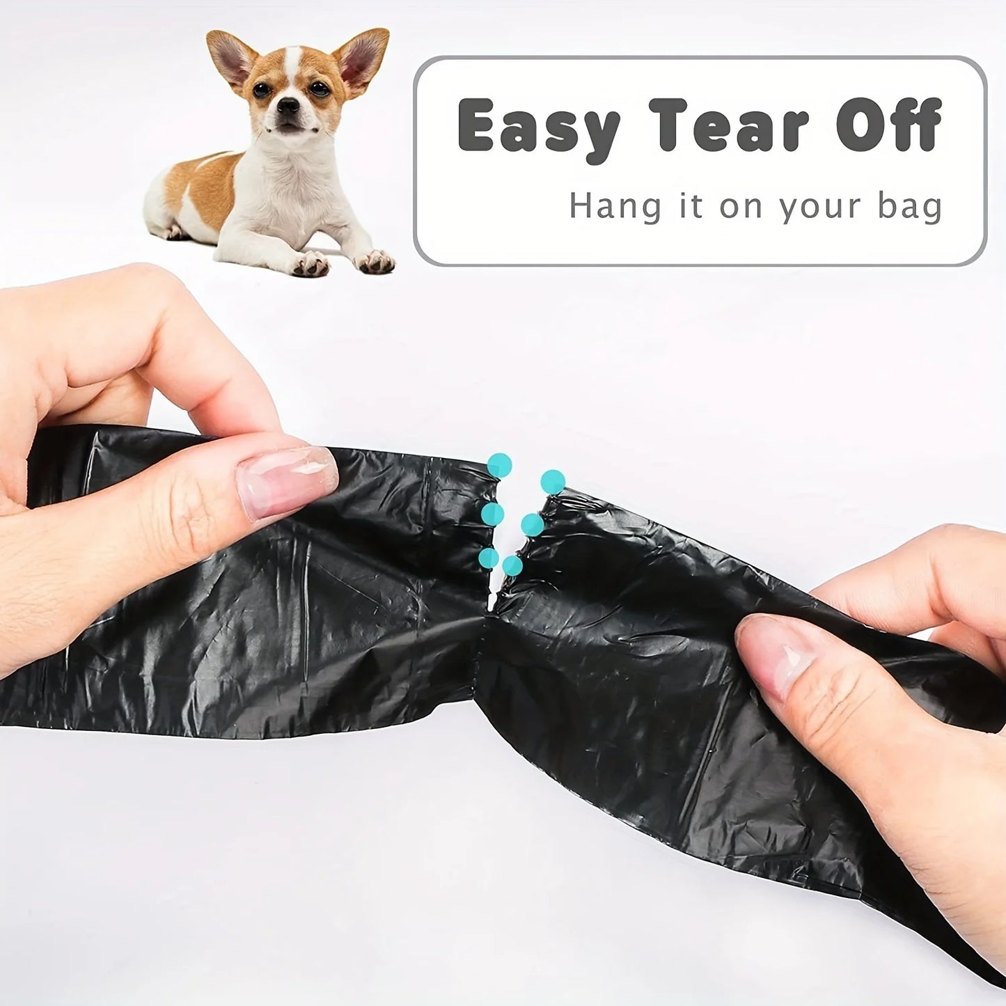 300/150pcs Dog Poop Bags - Leakproof & Eco-Friendly Waste Bags