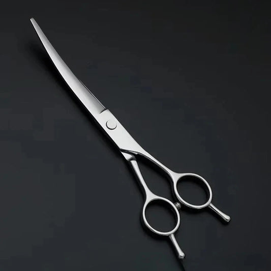 Pet Grooming Scissors Set – Professional Dog Hair Trimming Bent Scissors & Clippers for Precise Pet Haircuts