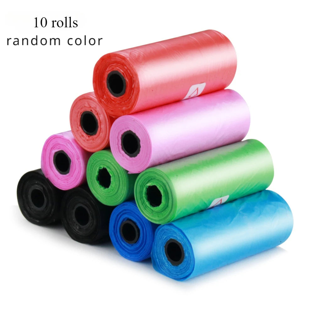 10-Roll Dog Poop Bags – Leak-Proof Pet Waste Cleanup