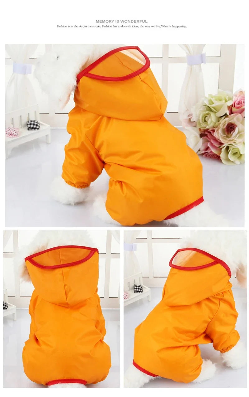 Hooded Waterproof Dog Raincoat NZ | Small Breed Rain Jacket for Chihuahua, Yorkie XS-XXL – PawNest