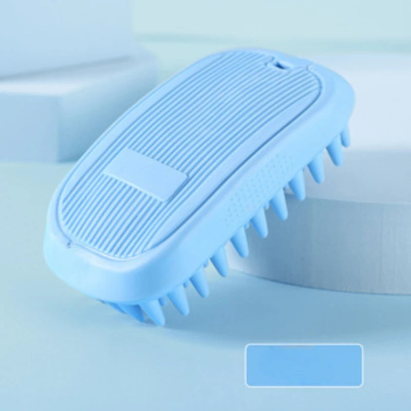 Pet Bath Brush & Rubber Comb – Grooming & Hair Removal for Dogs & Cats | Massage Glove Cleaner | PawNest NZ