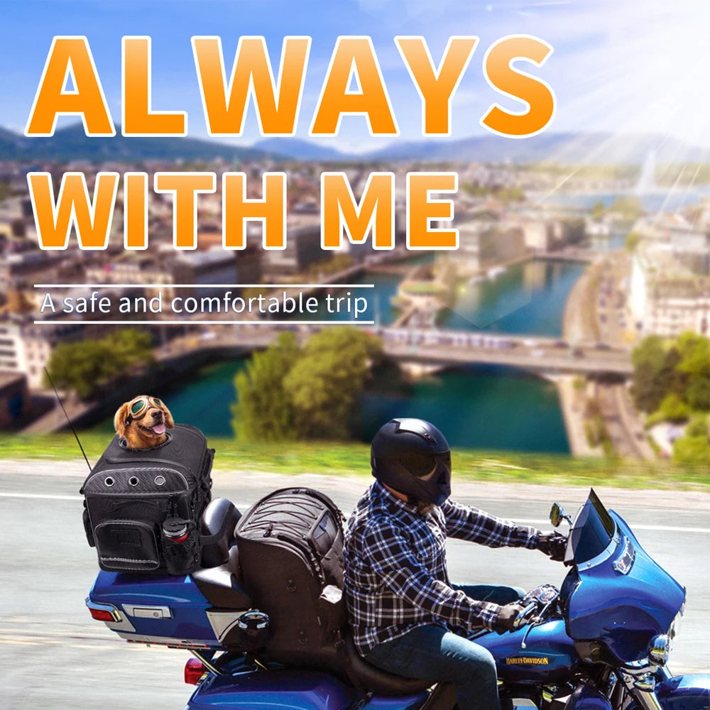 Motorcycle Pet Carrier Bag NZ | Dog Bag for Street Glide & Touring Trike Models – PawNest