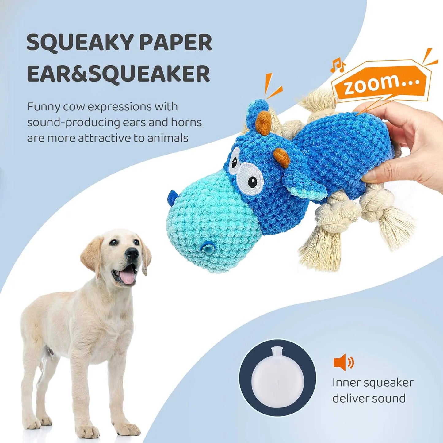 Indestructible Dog Toy NZ | Durable Squeaky Plush for Large Aggressive Chewers – PawNest