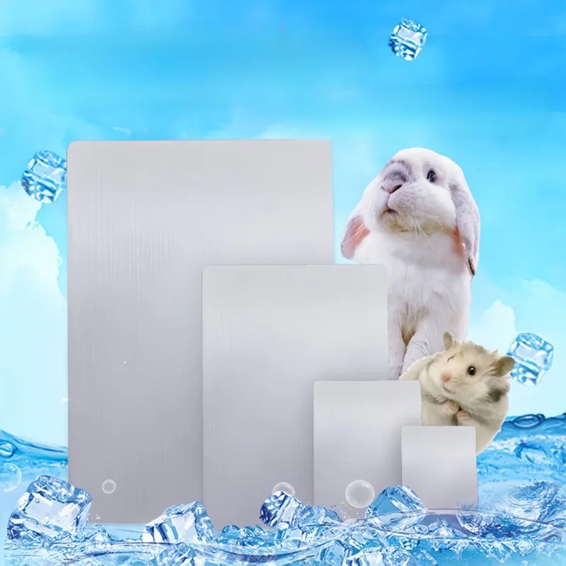 Aluminum Pet Cooling Plate NZ | Summer Ice Pad for Rabbits, Hamsters & Small Pets – PawNest