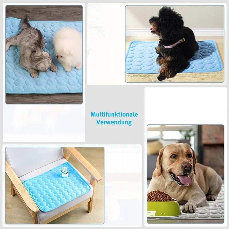 Reusable Dog Cooling Mat NZ | Waterproof Ice Pad for Small & Large Pets – PawNest