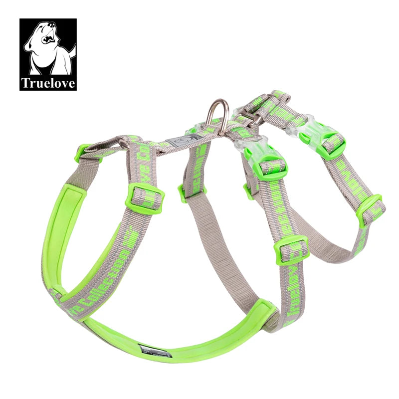 Truelove Nylon Reflective Dog Harness TLH6571 NZ | Durable SBR Buckle & Leash Compatible – PawNest