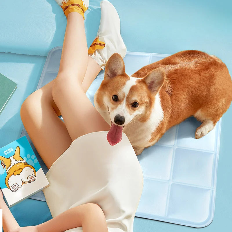Cooling Ice Pad Pet Nest NZ | Summer Sleeping Mat for Cats & Dogs – Soft Cool Cushion – PawNest