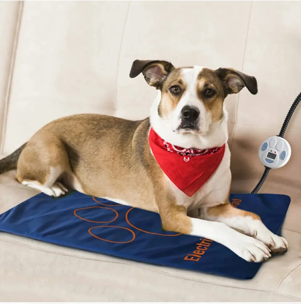 45×60cm Electric Pet Heating Pad NZ | Waterproof Adjustable Dog & Cat Warmer – PawNest