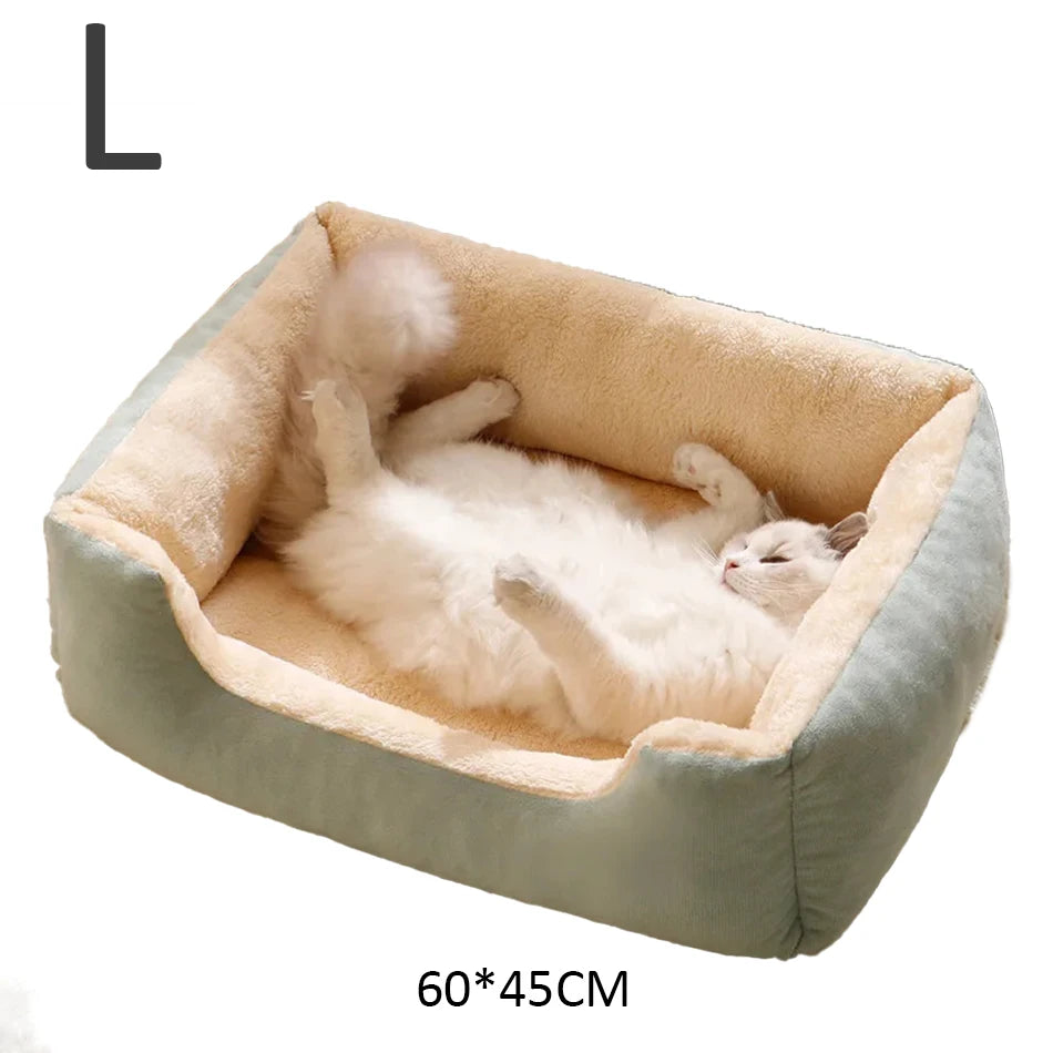 Cat & Dog Bed NZ | Cozy Pet Cushion Basket House for Small Pets – PawNest