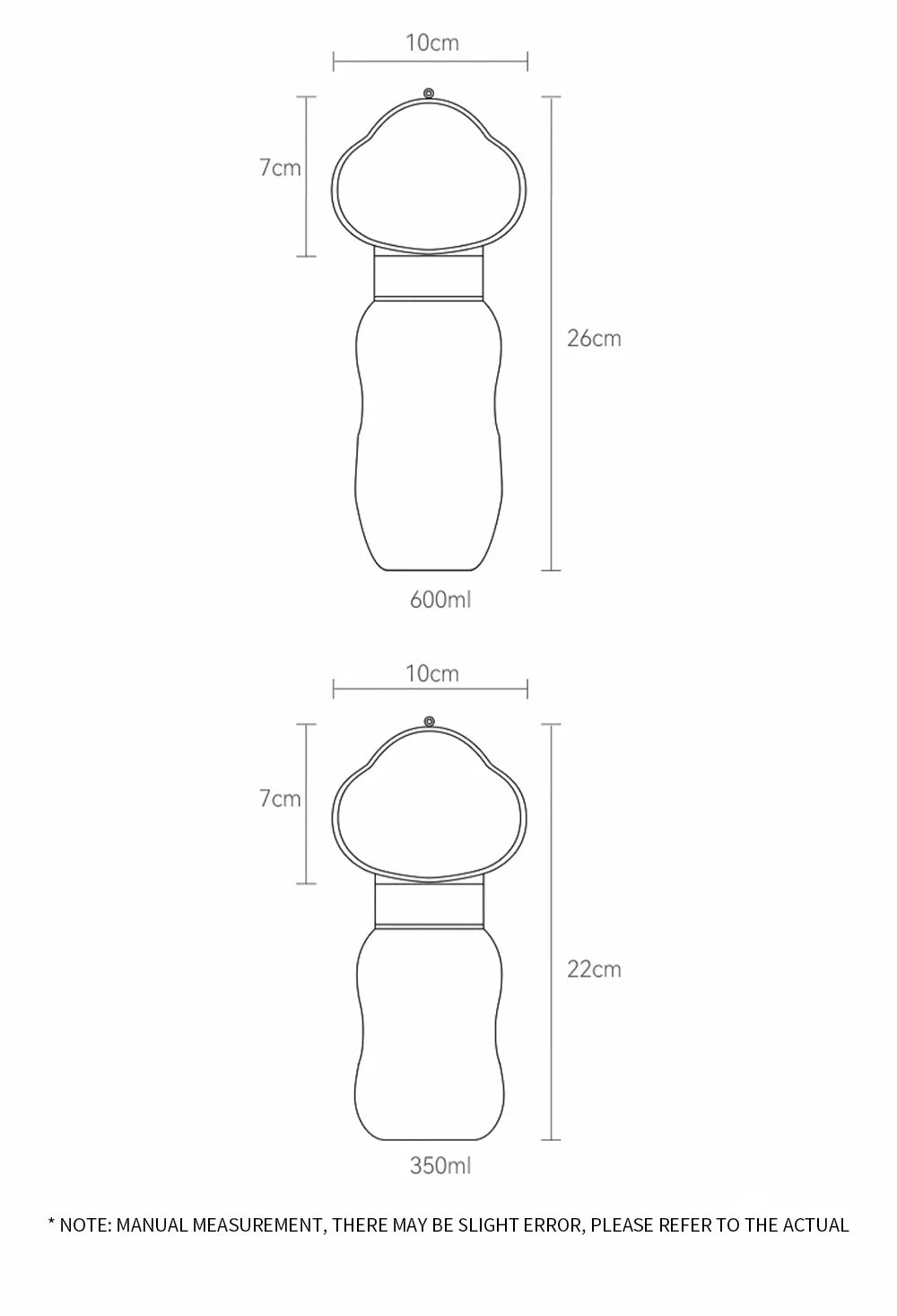 Portable Dog Water Bottle Feeder – Travel Bowl for Pets
