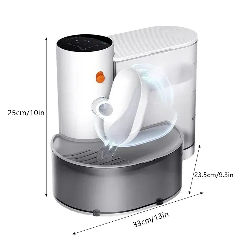 Portable Pet Water Fountain NZ | Plug-Free Automatic Water Dispenser for Cats & Dogs – PawNest