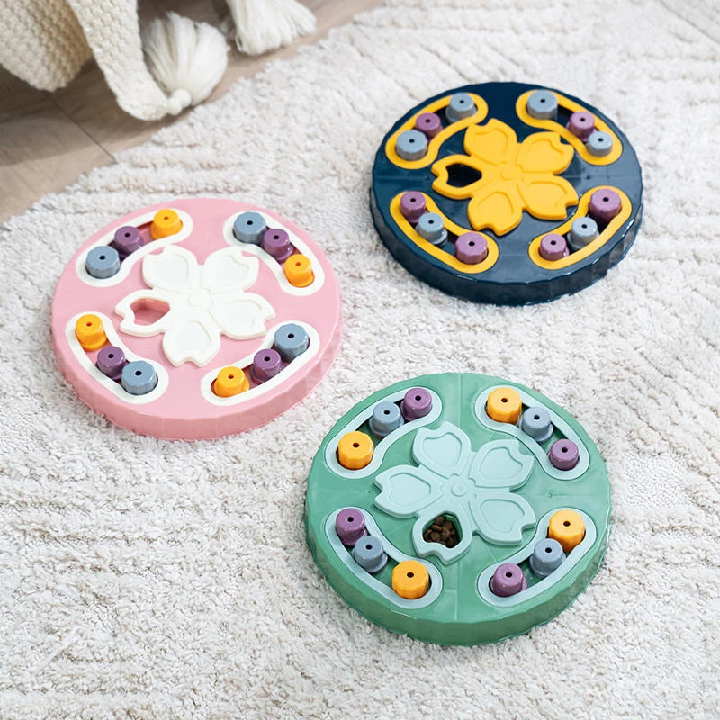 Dog Puzzle Slow Feeder Bowl NZ | Interactive IQ Training Toy & Food Dispenser for Dogs & Cats – PawNest
