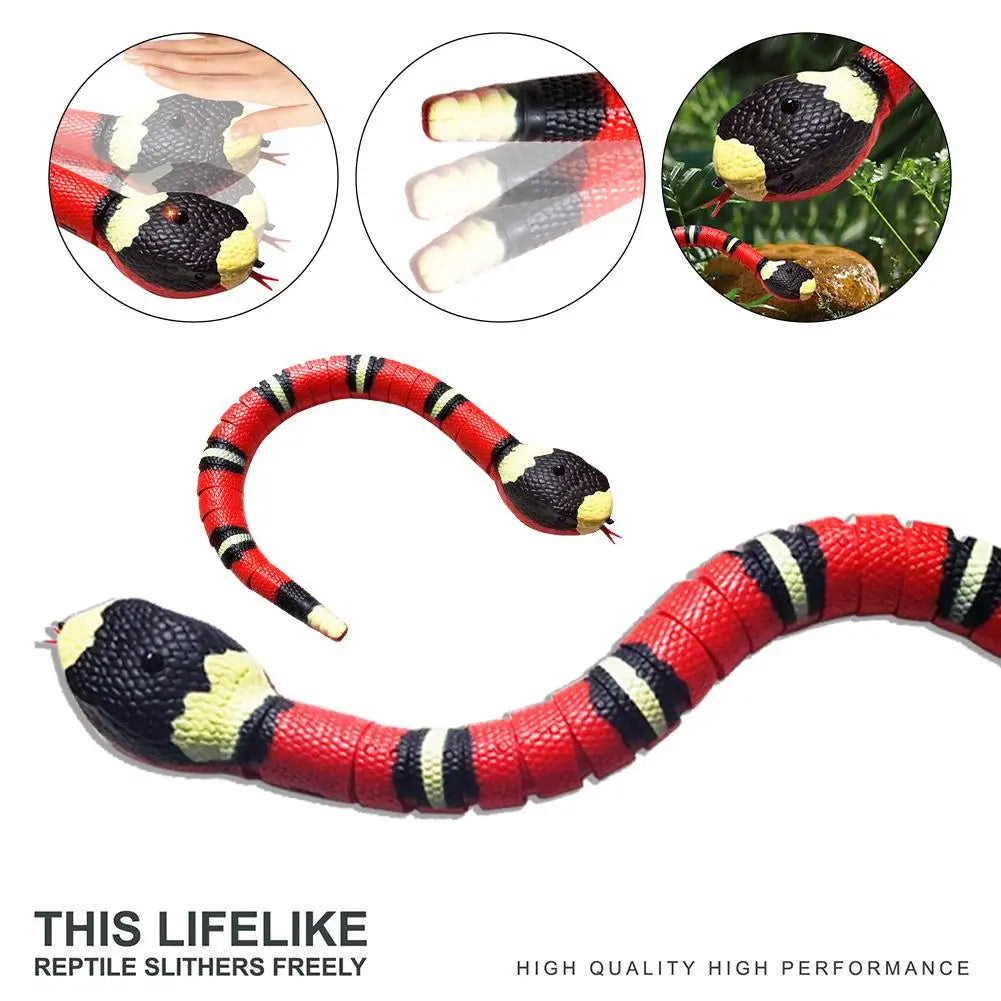 Smart Interactive Cat Toy – USB Rechargeable Electronic Snake