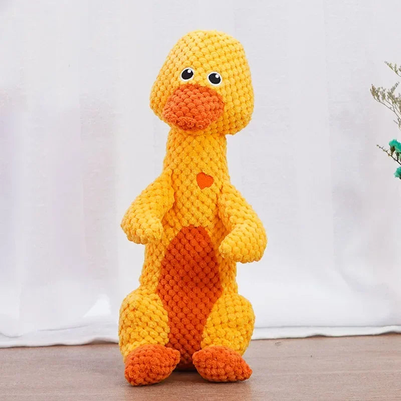 Squeaky Plush Dog Toys NZ | Durable Chew Toys for Medium & Large Dogs – Lion & Dinosaur Shapes – PawNest