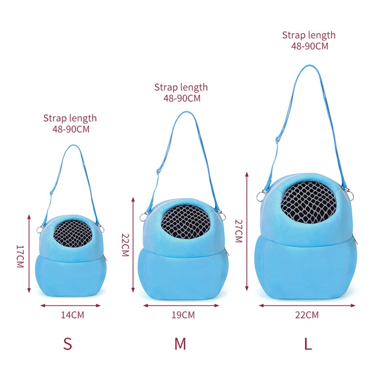 Small Animal Carrier Bag NZ | Breathable Travel Cage for Rabbit, Hamster, Chinchilla, Guinea Pig & Pet Rat – Warm & Portable