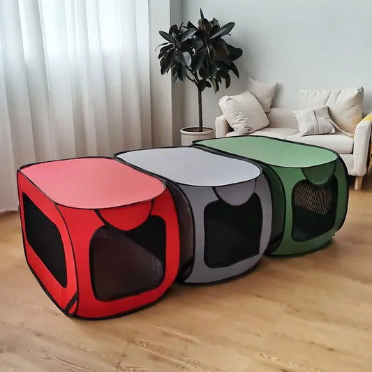 Collapsible Dog Cage & Oxford Cloth Pet Carrier NZ | Waterproof Outdoor Cat Tent & Dog Car Seat – Portable Pet Cage – PawNest