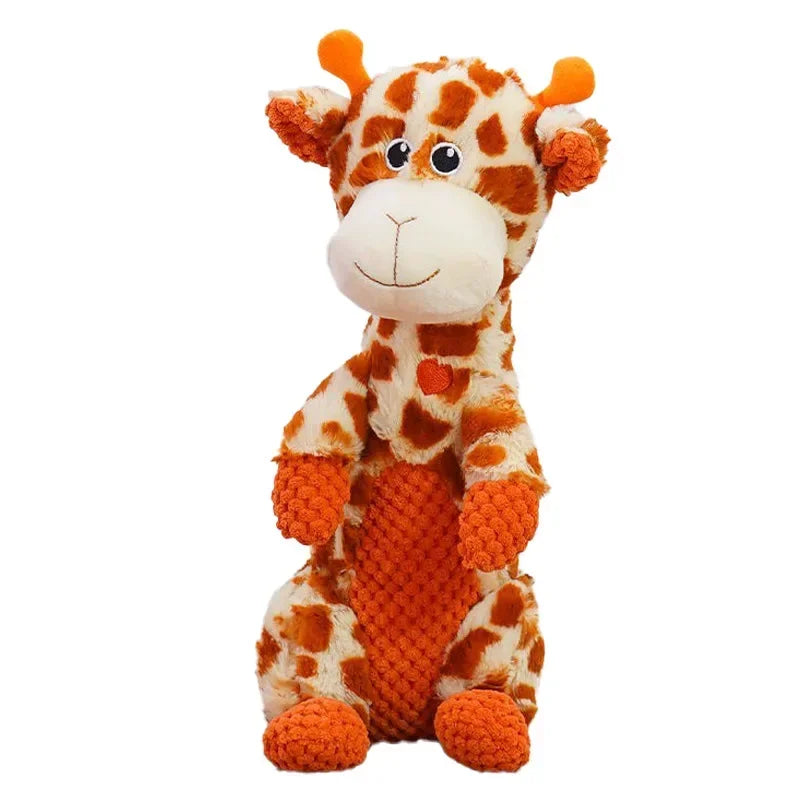 Squeaky Plush Dog Toys NZ | Durable Chew Toys for Medium & Large Dogs – Lion & Dinosaur Shapes – PawNest