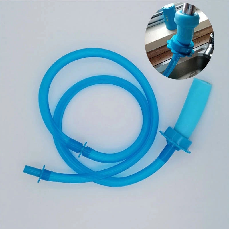 Flexible Silicone Pet Bath Hose – Dog Wash Faucet Sprayer