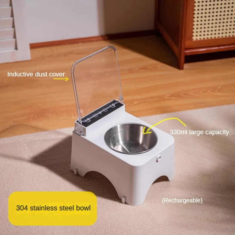 Smart Cat Bowl Feeder NZ | Infrared Sensor Auto-Open Pet Food Dispenser – PawNest