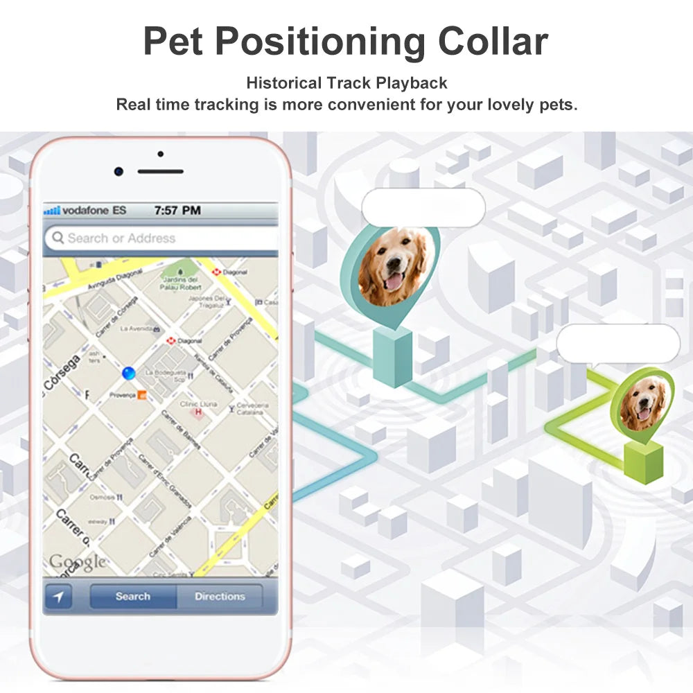 Smart GSM GPS Pet Tracker Collar NZ | IP67 Waterproof Real-Time Geo-Fence & SOS Anti-Lost Alarm – PawNest