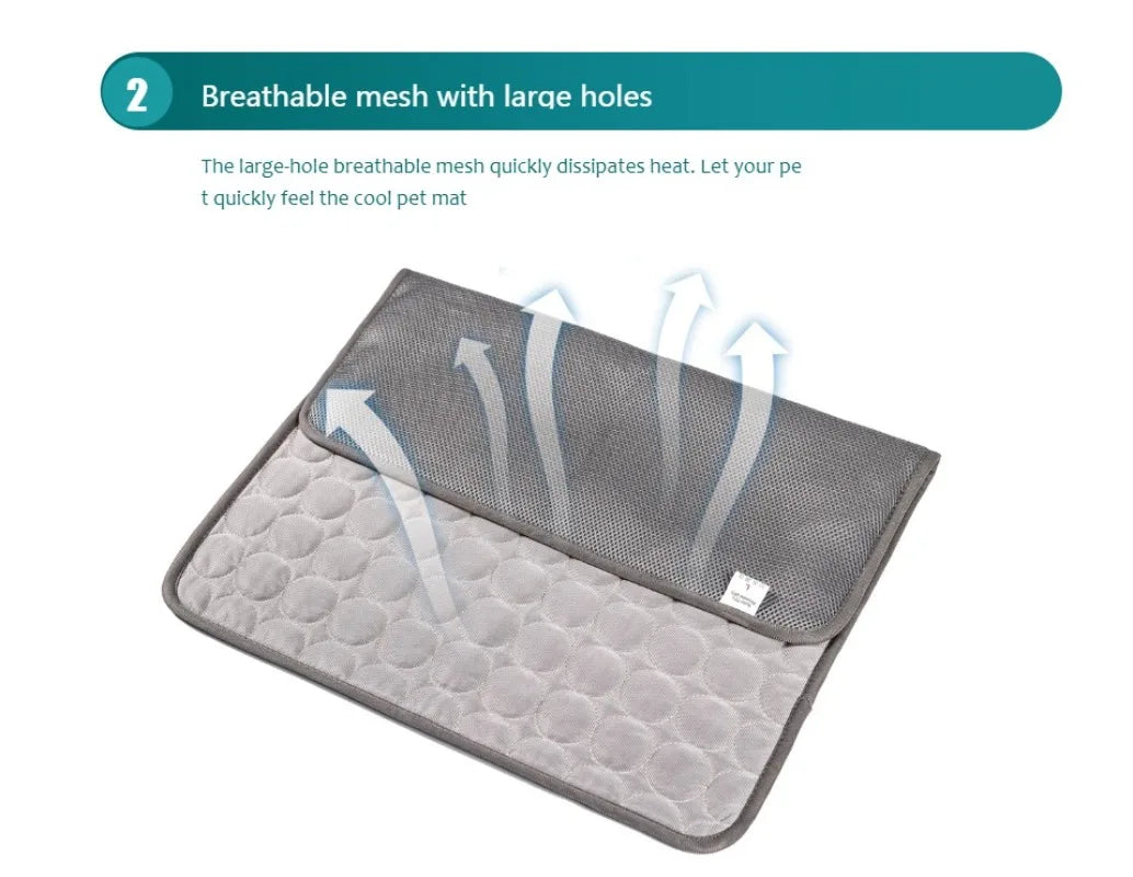 Cooling Mat for Dogs & Cats NZ | Self-Cooling Nylon Pet Pad for Small to Large Breeds – PawNest