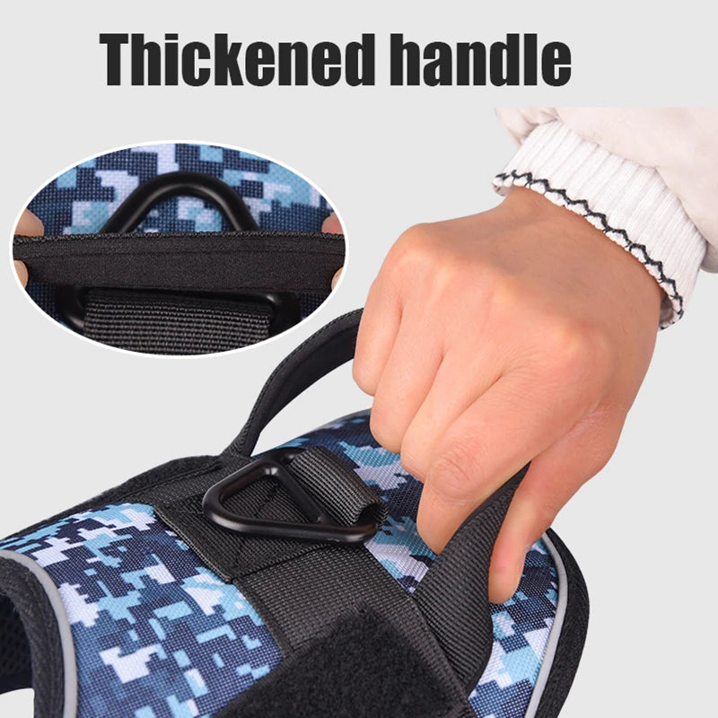No-Pull Reflective Dog Harness NZ | Breathable Adjustable Vest for Outdoor Walking – PawNest
