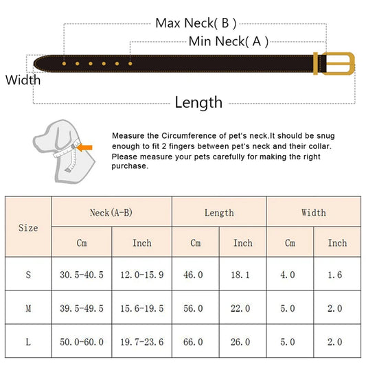 Fashion Reflective Big Dog Collar – Adjustable for All Sizes
