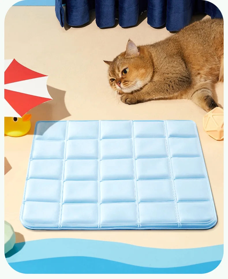 Cooling Ice Pad Pet Nest NZ | Summer Sleeping Mat for Cats & Dogs – Soft Cool Cushion – PawNest