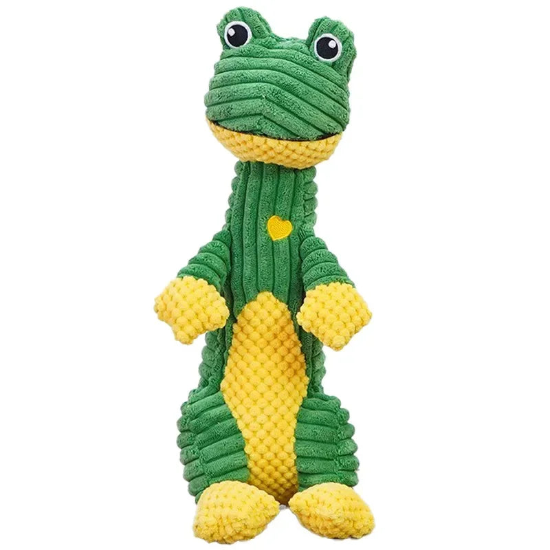 Squeaky Plush Dog Toys NZ | Durable Chew Toys for Medium & Large Dogs – Lion & Dinosaur Shapes – PawNest