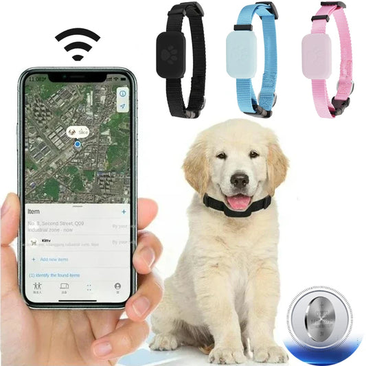 Mini Bluetooth GPS Pet Tracker NZ | Anti-Lost Collar with Movement Alerts & Global Locator for Cats & Puppies – PawNest