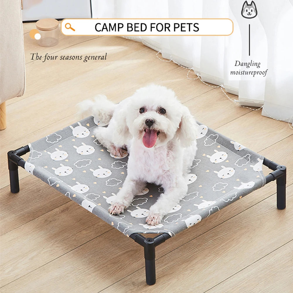Elevated Pet Bed NZ | Portable, Washable Dog & Cat Camping Cot – PawNest