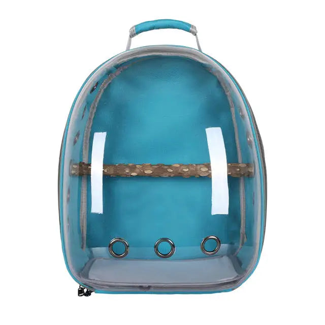 Portable Bird Carrier Bag NZ | Transparent Parrot & Small Pet Backpack for Parakeet, Cockatiel, Bunny Travel – Lightweight & Durable