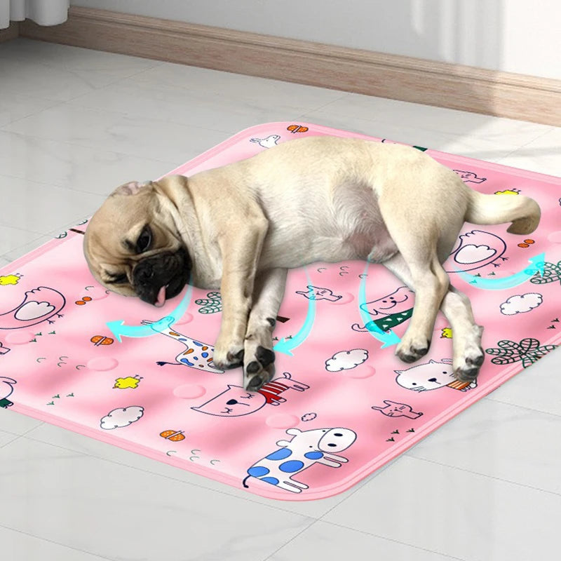 Summer Cooling Mat for Dogs & Cats NZ | Ice Pad Bed for Small & Large Pets – Soft, Durable & Breathable – PawNest