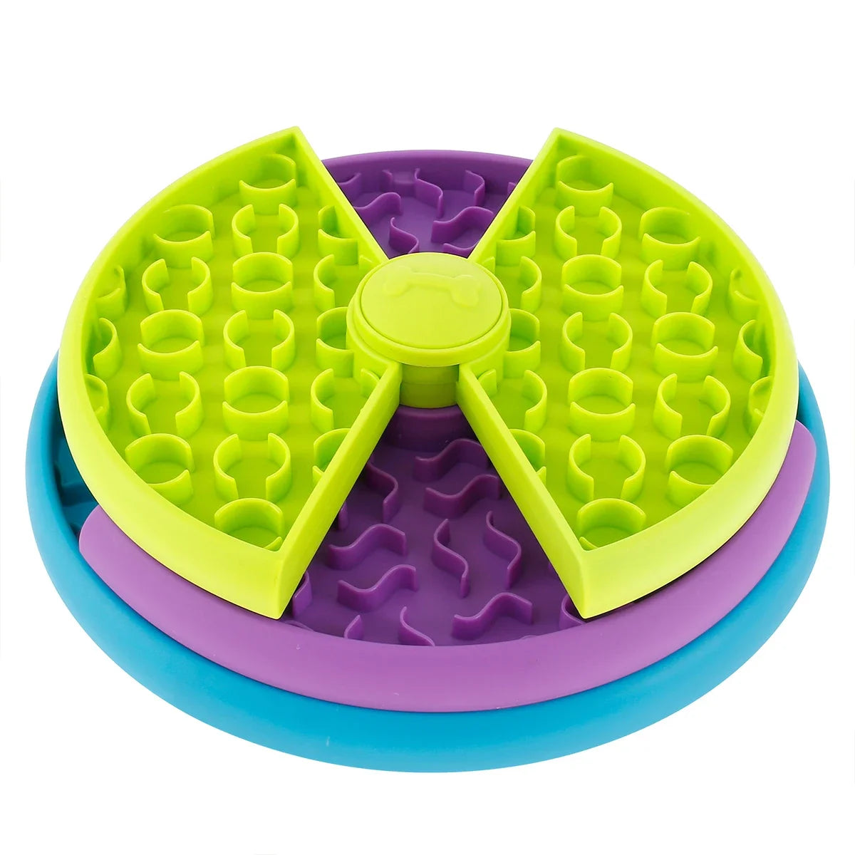 3-Layer Slow Food Bowl NZ | Interactive Puzzle Feeder for Dogs, Choke-Proof & Non-Slip – PawNest