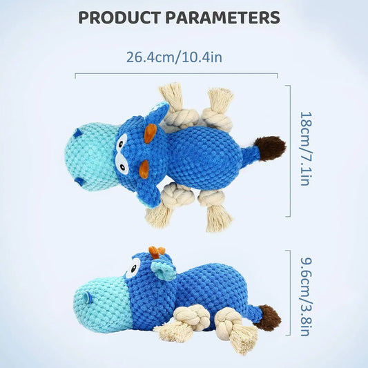 Indestructible Dog Toy NZ | Durable Squeaky Plush for Large Aggressive Chewers – PawNest
