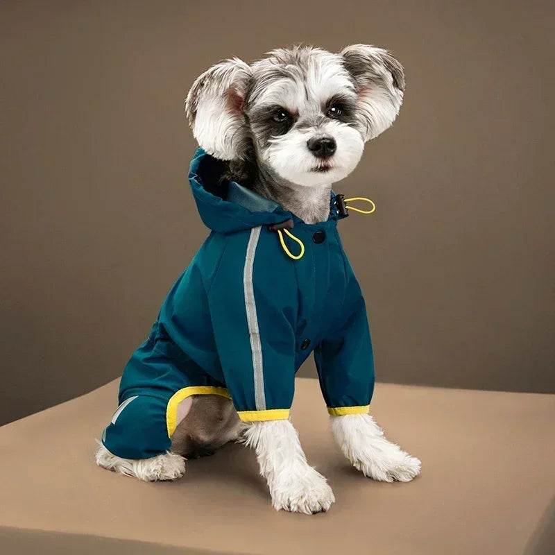 Reflective Waterproof Pet Raincoat NZ | Small & Medium Dog Jumpsuit for Chihuahua & Maltese – PawNest