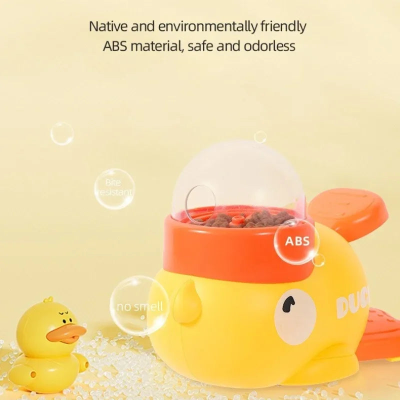 Dog Puzzle Feeder NZ | Interactive Cartoon Duck Treat Dispenser with Anti-Slip Base for Training – PawNest