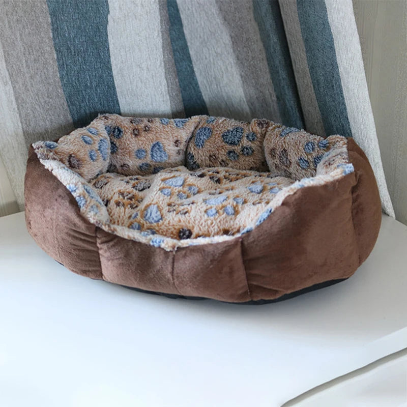 Soft Plush Dog Bed Mat NZ | Warm Sofa Kennel Basket for Small Dogs & Cats – PawNest